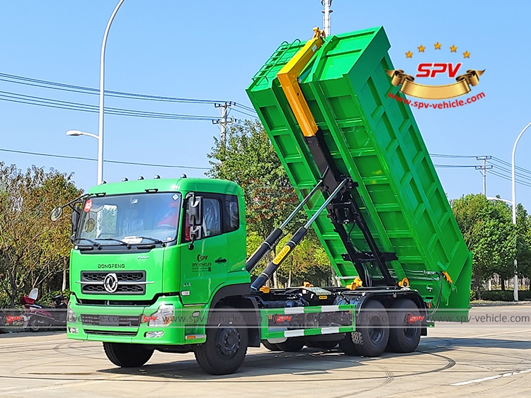20 CBM Hook Loader Garbage Truck Dongfeng - Lift - LF